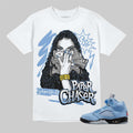 Streetwear Graphic Tee University Blue 5s Unisex Graphic Tshirt DopeSkill Shirt To Match Sneaker Hip Hop Shirt NPC Graphic Graphic Tee – Easygoing Wear · Must-Have Style