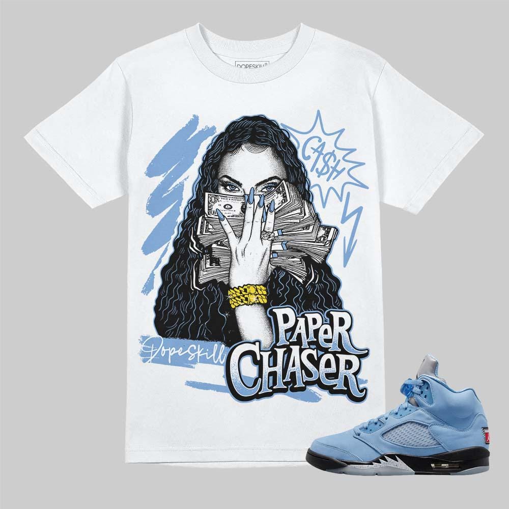 Streetwear Graphic Tee University Blue 5s Unisex Graphic Tshirt DopeSkill Shirt To Match Sneaker Hip Hop Shirt NPC Graphic Graphic Tee – Easygoing Wear · Must-Have Style