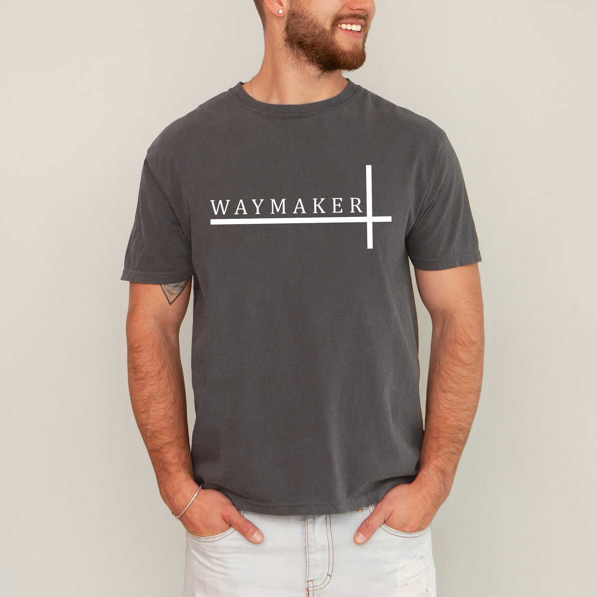Way Maker Faith Christian Jesus Gospel Religious Tshirt Comfort Colors Tee Faith Based Apparel Graphic Tee – Premium Graphic · Top Pick For Any Outfit