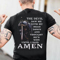 The Devil Saw Me With My Head Down And Thought Hed Won Tshirt Faith Shirt Religious Gift Christian Tshirt Jesus Gift Religious Shirt Graphic Tee – Cozy Vibes · Top Pick For Any Outfit