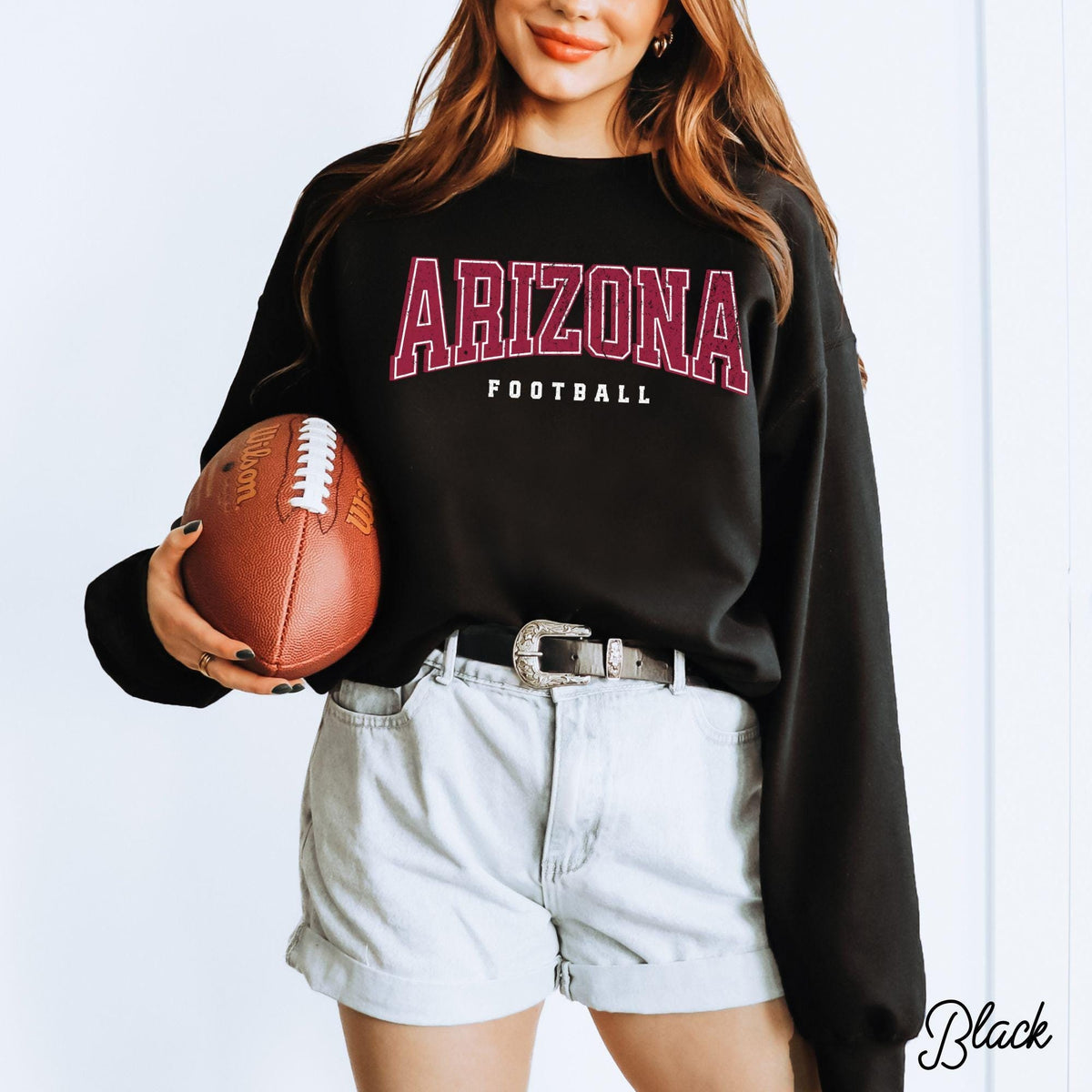 Arizona Football Sweatshirt Vintage Cardinal Football Sweatshirt Arizona Football Fan Gift Cardinal Tailgate and Game Day Sweater Sweatshirt – Bold Style · Trending Graphic Apparel