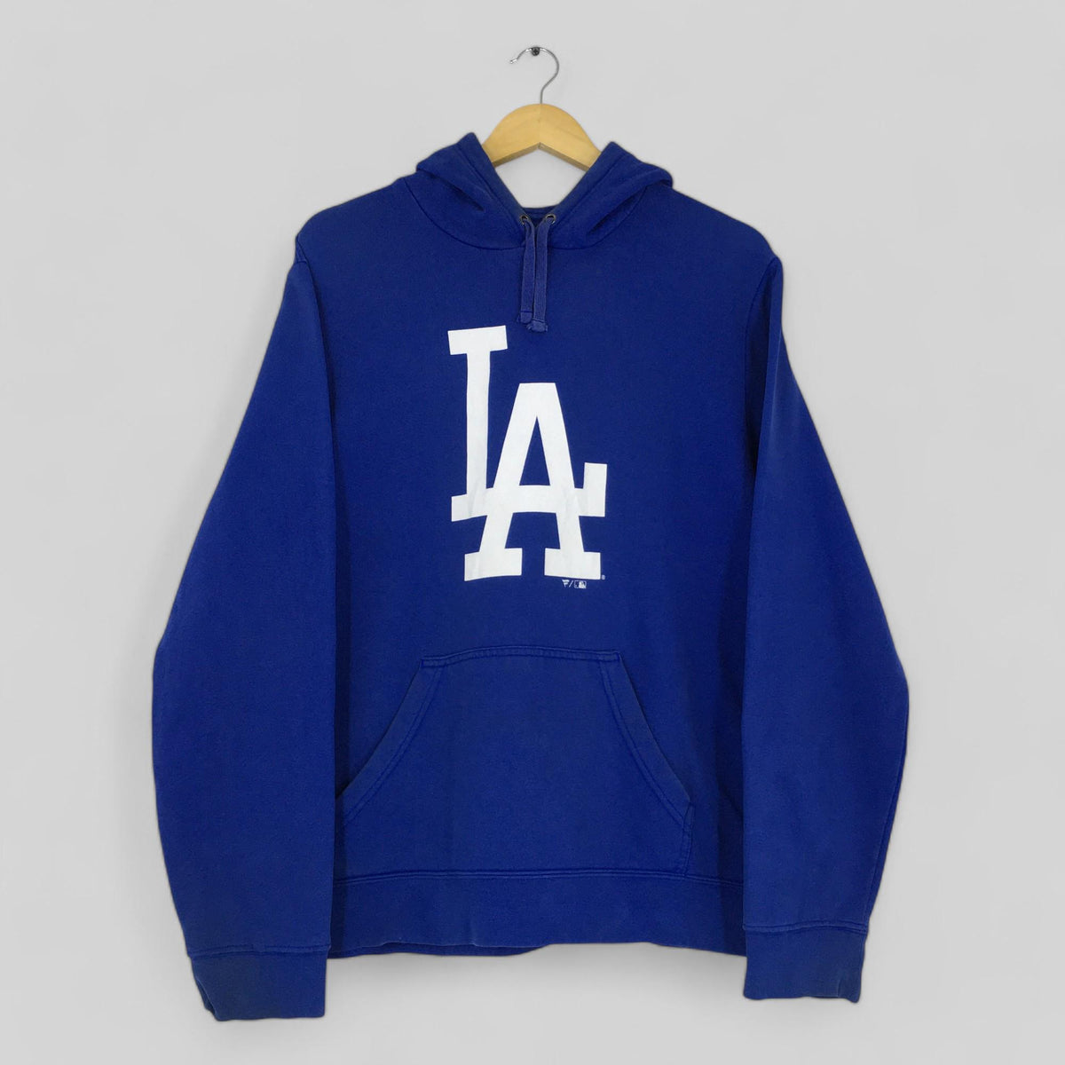 Vintage Los Angeles Dodgers MLB Hoodie Sweatshirt Large LA Dodgers Spell Out Logo Pullover Dodgers American Baseball Blue Sweater Size L Hoodie – Aesthetic Look · High-Quality Print