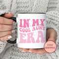 In My Cool Aunt Era Mug Fun Gift for Aunts Christmas Gift for Aunt Perfect Auntie Gift Unique Aunt Present Graphic Tee – Aesthetic Look · Trending Graphic Apparel