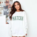 Matcha Tall Letters Crewneck Sweatshirt Cozy Green Tea Lover Sweatshirt Comfort Colors Jumper Comfy Tea Enthusiast Top Trendy Unisex Sweatshirt – Bold Style · Must-Have Style