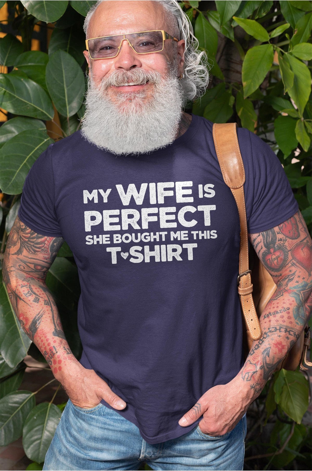 Men39s Funny Valentine39s Day T shirt Gift for husband from wife tee shirt perfect wife funny tee shirt Graphic Tee – Aesthetic Look · Great Gift For Fans