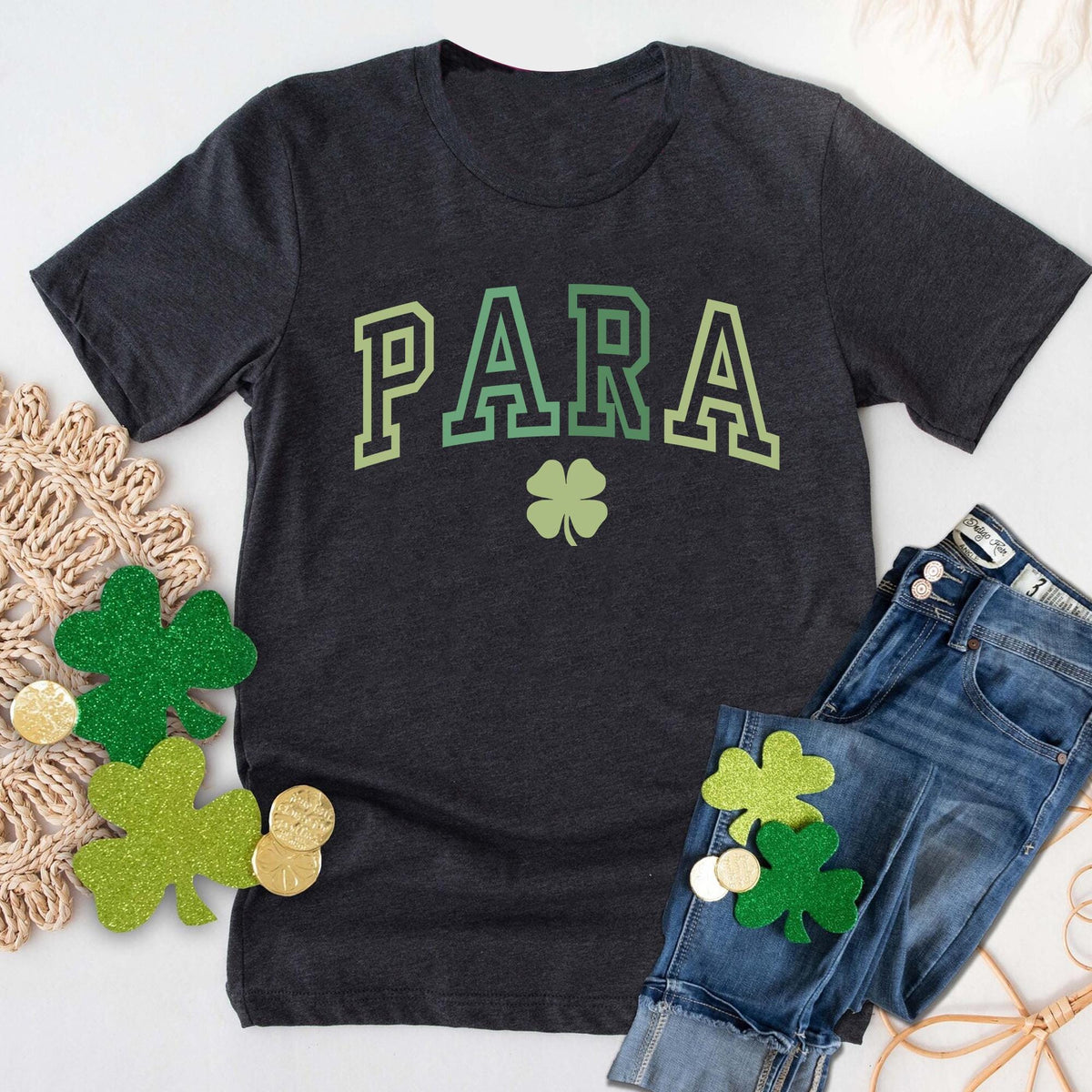 Paraprofessional Saint Pattys Day Shirt Shamrock Para Shirt Para Irish Shirt St Patricks Day Gift For Para Para Gift Para Shirts Graphic Tee – Feel-Good Design · Must-Have Style