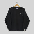 Vintage Adidas Equipment Jumper Sweater Medium Adidas Embroidered Logo Crewneck Adidas Three Stripes Black Sweatshirt Size M Sweatshirt – Cozy Vibes · Must-Have Style