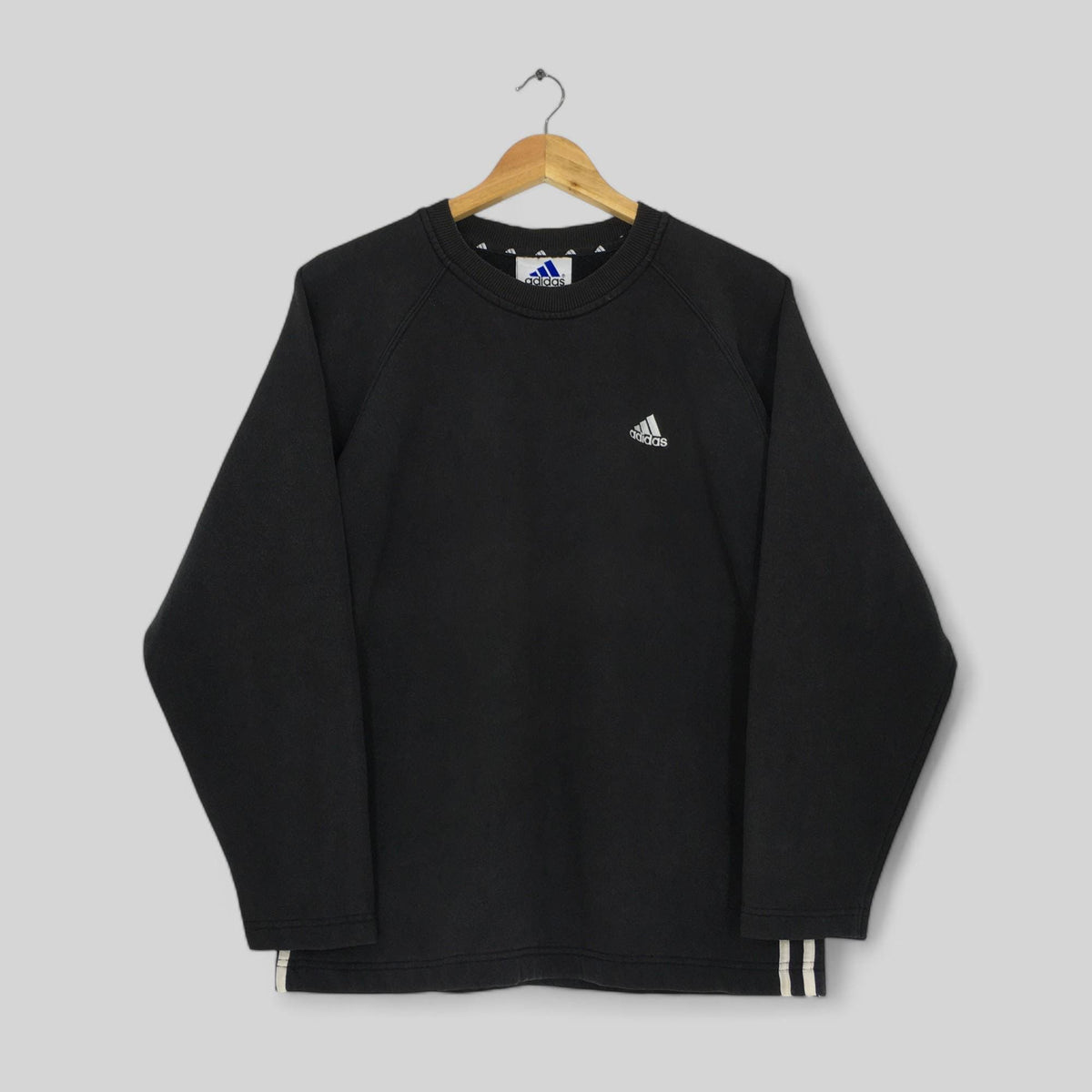 Vintage Adidas Equipment Jumper Sweater Medium Adidas Embroidered Logo Crewneck Adidas Three Stripes Black Sweatshirt Size M Sweatshirt – Cozy Vibes · Must-Have Style