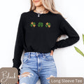 St Patricks Day Long Sleeve TShirt Shamrock TShirt Simple St Patricks Shirt Long Sleeve Shamrock Clover Shirt Minimalist St Patricks Graphic Tee – Fan Favorite · High-Quality Print