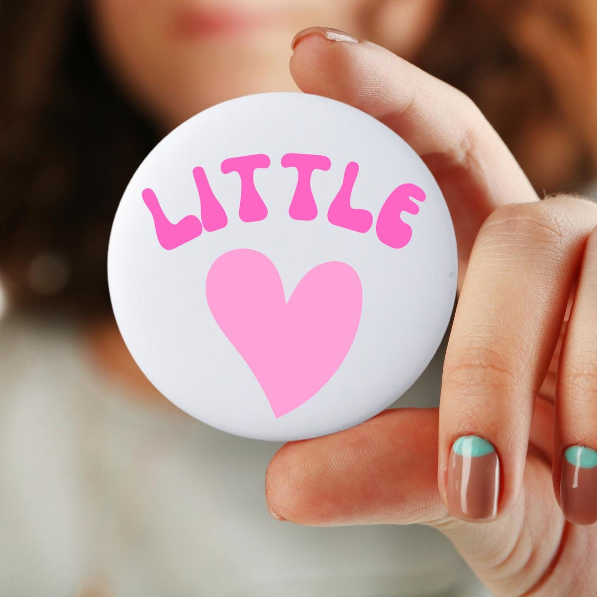Sorority Little Heart Game Day Pin Buttons Sorority Little Sister Game Day Pin Game Day Button Graphic Tee – Bold Style · Must-Have Style