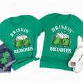 Funny Drinking Buddies Couples St Patricks Day St Patricks Day Shirts For Couple Drinking Couples Shirt St Patricks Day Couples T shirt Graphic Tee – Aesthetic Look · Perfect For Daily Wear