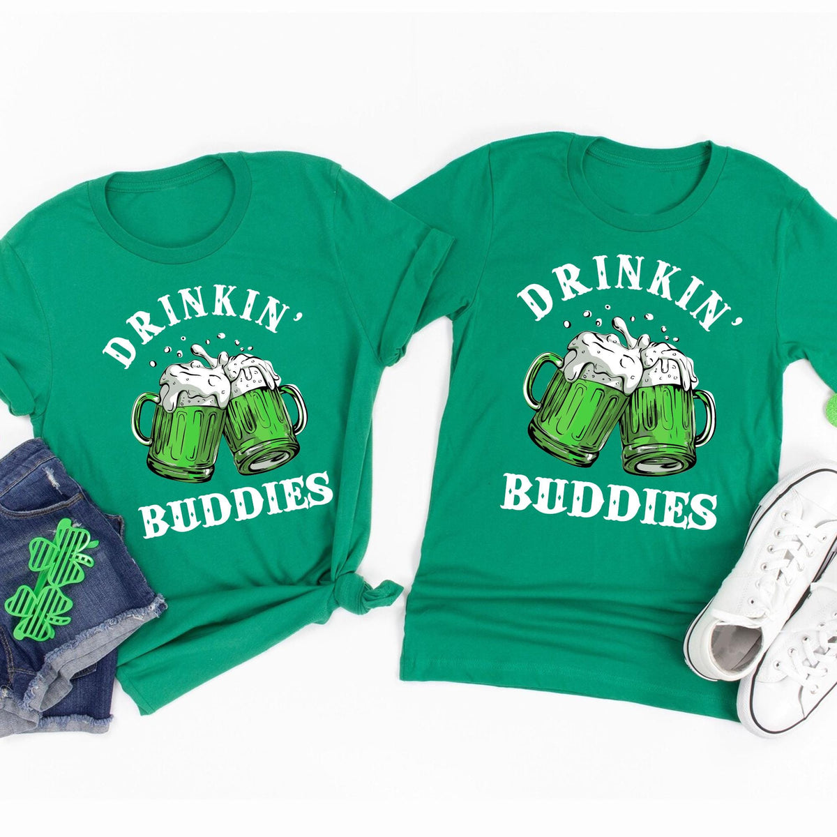 Funny Drinking Buddies Couples St Patricks Day St Patricks Day Shirts For Couple Drinking Couples Shirt St Patricks Day Couples T shirt Graphic Tee – Aesthetic Look · Perfect For Daily Wear