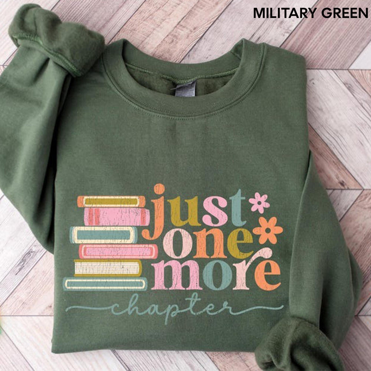 Just One More Chapter Sweatshirt Book Lover Gift Reading Sweatshirt Bookish HoodieBooks LoverLibrarian ShirtReader GiftLibrarian Gift Hoodie – Cozy Vibes · Top Pick For Any Outfit