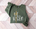 He Is Risen Sweatshirt Christian Easter Sweatshirt Jesus Shirt Easter Hoodie Religious Easter Shirt Bible Verse Easter Hoodie Hoodie – Feel-Good Design · Trending Graphic Apparel