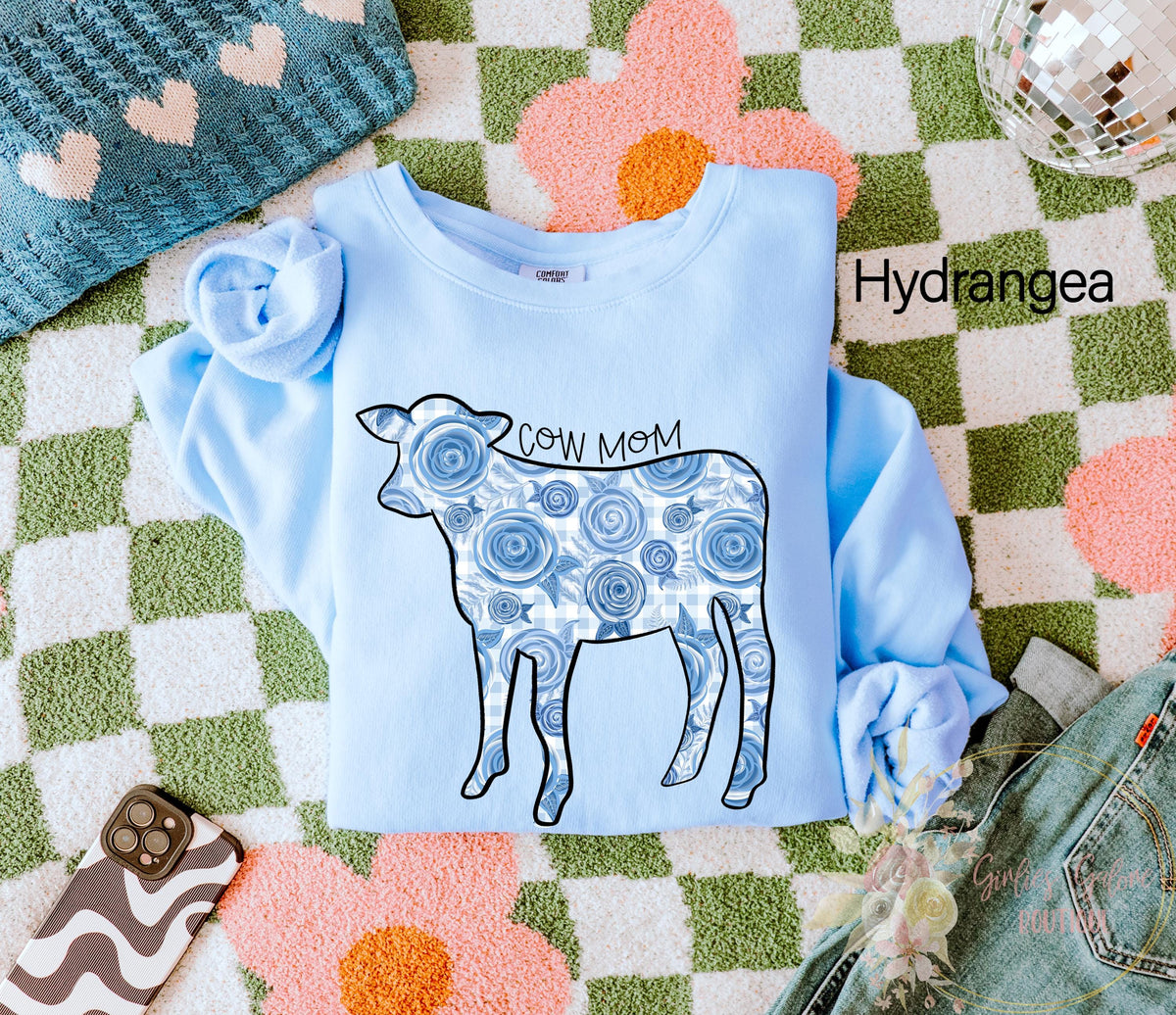Cute Cow Mom Sweatshirt For Farmers Animal Lover Gift Cow Lover Heifer SweatshirtFarm Animal SweatshirtFarm Love Sweater Sweatshirt – Bold Style · Top Pick For Any Outfit