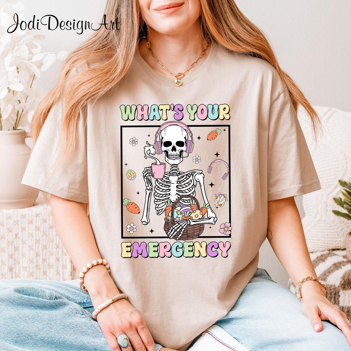 What39s Your Emergency Dispatcher Easter Shirt Easter Day Dispatcher 911 Emergency Funny Bunny Egg Dispatcher Shirt Easter Day Shirt Graphic Tee – Easygoing Wear · Top Pick For Any Outfit