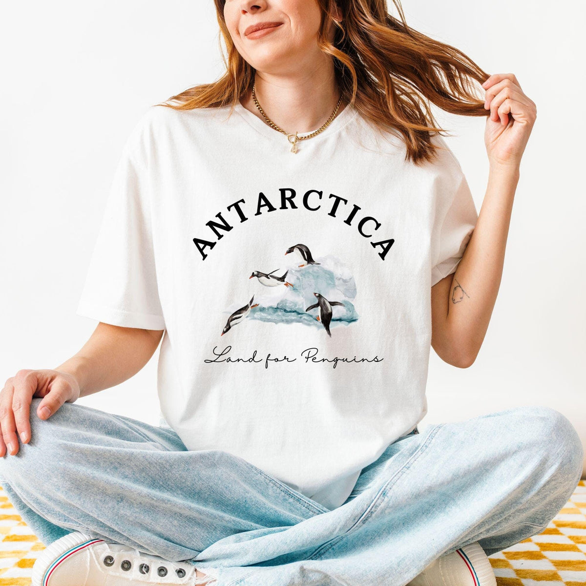 Antarctica T Shirt Cute Penguin Shirt for Animal Lovers Cruise Honeymoon and Travel Gift Arctic Trip Tee for Penguin Fans Graphic Tee – Warm & Stylish · Great Gift For Fans