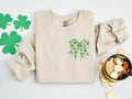 Embroidered Coquette Bow Embroidered Irish SweatshirtEmbroidered Shamrock Sweatshirt Irish Shirt Embroidered St Patricks Day Shirt Sweatshirt – Cozy Vibes · Great Gift For Fans