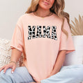 Mama Retro Cow Print Varsity Mother39s Day Tshirt Comfort Colors Tee Graphic Tee – Everyday Comfort · Top Pick For Any Outfit