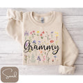 Grammy Sweatshirt Grammy T Shirt Grammy Long Sleeve Tee Grammy Shirt with Flowers Grammy Wildflower Shirt Pretty Grammy Shirt Grammy Sweatshirt – Bold Style · Top Pick For Any Outfit
