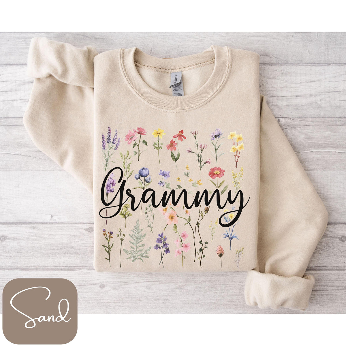Grammy Sweatshirt Grammy T Shirt Grammy Long Sleeve Tee Grammy Shirt with Flowers Grammy Wildflower Shirt Pretty Grammy Shirt Grammy Sweatshirt – Bold Style · Top Pick For Any Outfit