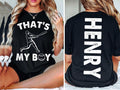 Custom Name That39s My Boy Baseball Mom Shirt Personalized Gift for Mom Dad Cute Baseball Mom Sweatshirt Baseball Mom ShirtGame Day Shirt Sweatshirt – Soft Feel · Trending Graphic Apparel