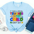 Autism Awareness Teacher T Shirt Custom Autism Puzzle Shirt Teaching Autism Awareness Support Gift Gift For Autism Teacher Graphic Tee – Cozy Vibes · Must-Have Style