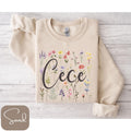 Cece Sweatshirt Cece T Shirt Cece Long Sleeve Tee Cece Shirt with Flowers Gift for Cece Wildflower Cece Shirt Pretty Cece Shirt Cece Sweatshirt – Fan Favorite · Trending Graphic Apparel