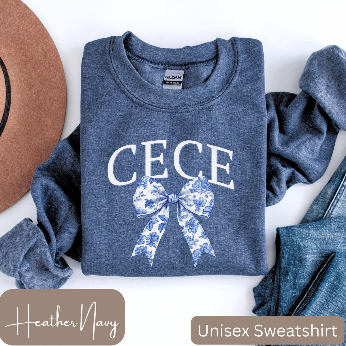 Cece Floral Ribbon Sweatshirt Cece Long Sleeve Tee Toile De Jouy Shirt Feminine Cece Shirts Coquette Cece Cece Bow Shirt Cece Ribbon Sweatshirt – Soft Feel · Trending Graphic Apparel