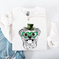 Maltese Adorable Dog St Patrick39s Day Lucky Irish Sweatshirt Crewneck Crew Neck Sweater Sweatshirt – Feel-Good Design · Trending Graphic Apparel