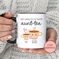 Personalized Aunt Tea Mug Cute Gift for Aunt Custom Family Mug Unique Auntie Gift Warm Coffee Cup Special Birthday GiftMU 289 Graphic Tee – Soft Feel · Top Pick For Any Outfit