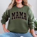 Mama Black Leopard Print Retro Vintage Varsity Mother39s Day Sweatshirt Crew Neck Sweater Mom Gift Sweater Crew Neck Mom Gift Sweatshirt – Cozy Vibes · Must-Have Style