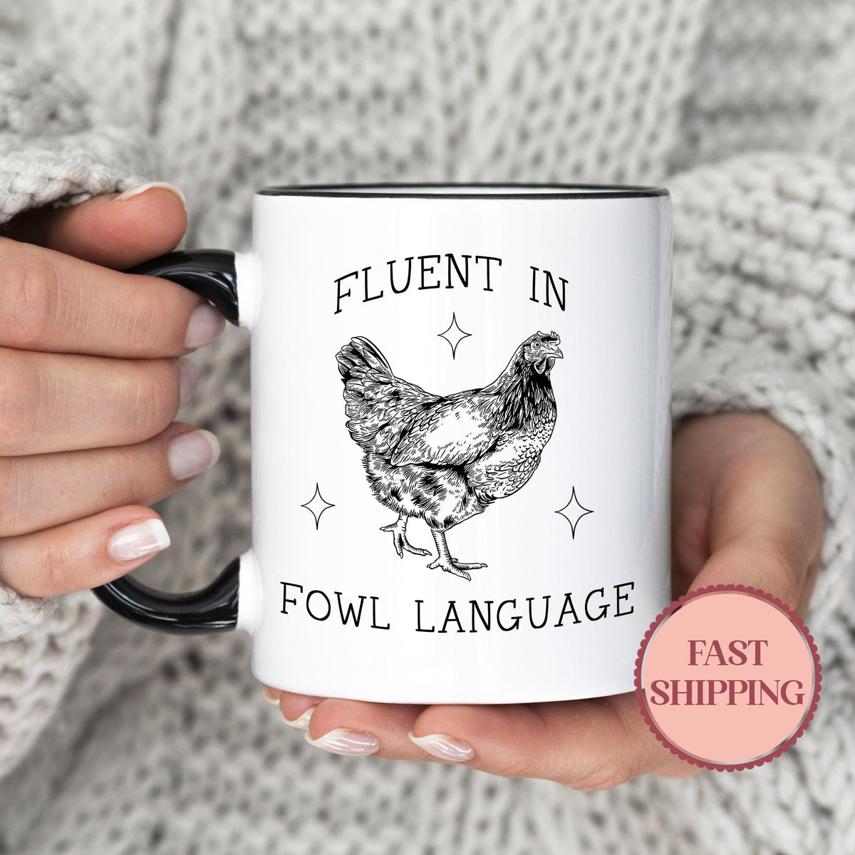 Fluent in Fowl Language Mug Unique Gift for Chicken Lovers Perfect Father39s Day Gift Funny Coffee Cup Poultry Lover PresentMU 319 Graphic Tee – Fan Favorite · High-Quality Print