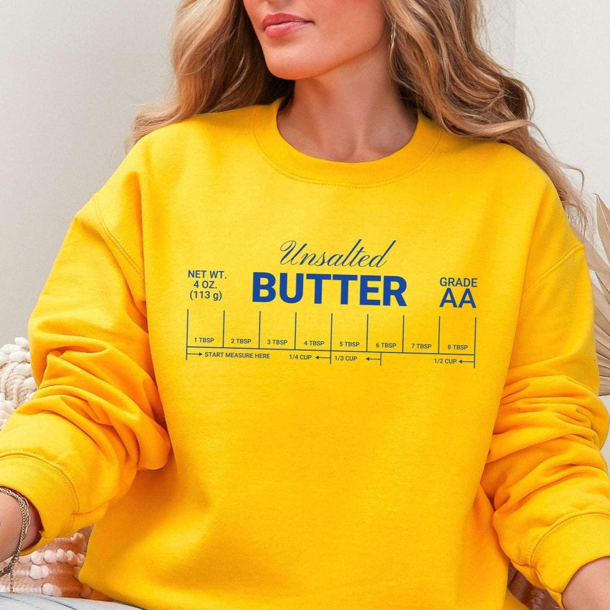 Butter Lover Crewneck Sweatshirt Baking Club Fashion Bread Baking Enthusiast Gift Chef Life Apparel Unisex Pullover Pro Baker Shirt Sweatshirt – Aesthetic Look · Must-Have Style
