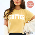 Butter Collegiate Crewneck Shirt Butter Preppy Comfort Colors Pullover for Baking Club Butter Lover Chef Life Apparel Pro Baking Shirt Graphic Tee – Cozy Vibes · Must-Have Style