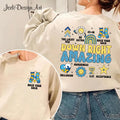 Down Right Amazing Shirt Down Syndrome Awareness Tee Rock Your Sock Shirt Inclusion Sweater Blue Yellow Ribbon Shirt Down Support Graphic Tee – Feel-Good Design · Trending Graphic Apparel