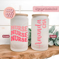 Personalized Nurse Tumbler Custom Name Water Bottle Frosted Glass Cup Straw Included Gift for Nurses Cute DrinkwareFL 139 Graphic Tee – Warm & Stylish · Top Pick For Any Outfit