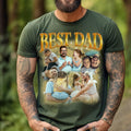 Customized Bootleg Shirt Best Dad Ever Shirt Custom Bootleg Rap Tee Gift for Dad Father Day Gifts Personalized Photo T Shirt For Dad Graphic Tee – Soft Feel · Must-Have Style