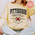 Pittsburgh Baseball Comfort Colors Sweater Varsity Collegiate Pirate Baseball Sweater Pirate Tailgate Game Day Shirt Pirate Fan Gift Graphic Tee – Everyday Comfort · Trending Graphic Apparel