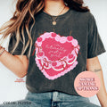 Personalized Birthday Heart T Shirt for Women Customizable Girlfriend Tee in Various Colors Unique Romantic Gift for HerAP BIR13 Graphic Tee – Soft Feel · Great Gift For Fans