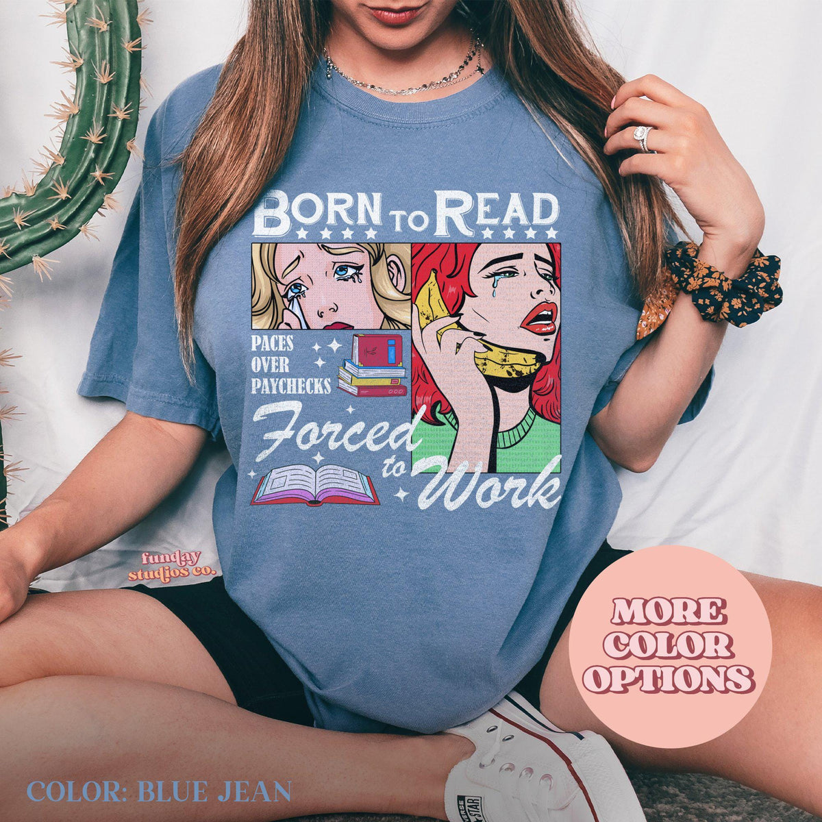Witty Reader39s T shirt Pop Art Graphic Tee Comic Book Style Top Casual Book Lover Shirt Diverse Color OptionsAP TRE21 Graphic Tee – Everyday Comfort · Trending Graphic Apparel