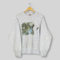 Vintage 90s Ring necked Pheasant Bird Sweatshirt Large Ring necked Pheasant Birds Graphics Crewneck Birds Wildlife Habitat Sweater Size L Sweatshirt – Warm & Stylish · High-Quality Print