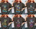 Neon Disney Family Shirt Glow Mickey Minnie Donald Goofy Pluto Tee Custom Name Matching Vacation Look Retro Light Up Style Graphic Tee – Bold Style · Top Pick For Any Outfit