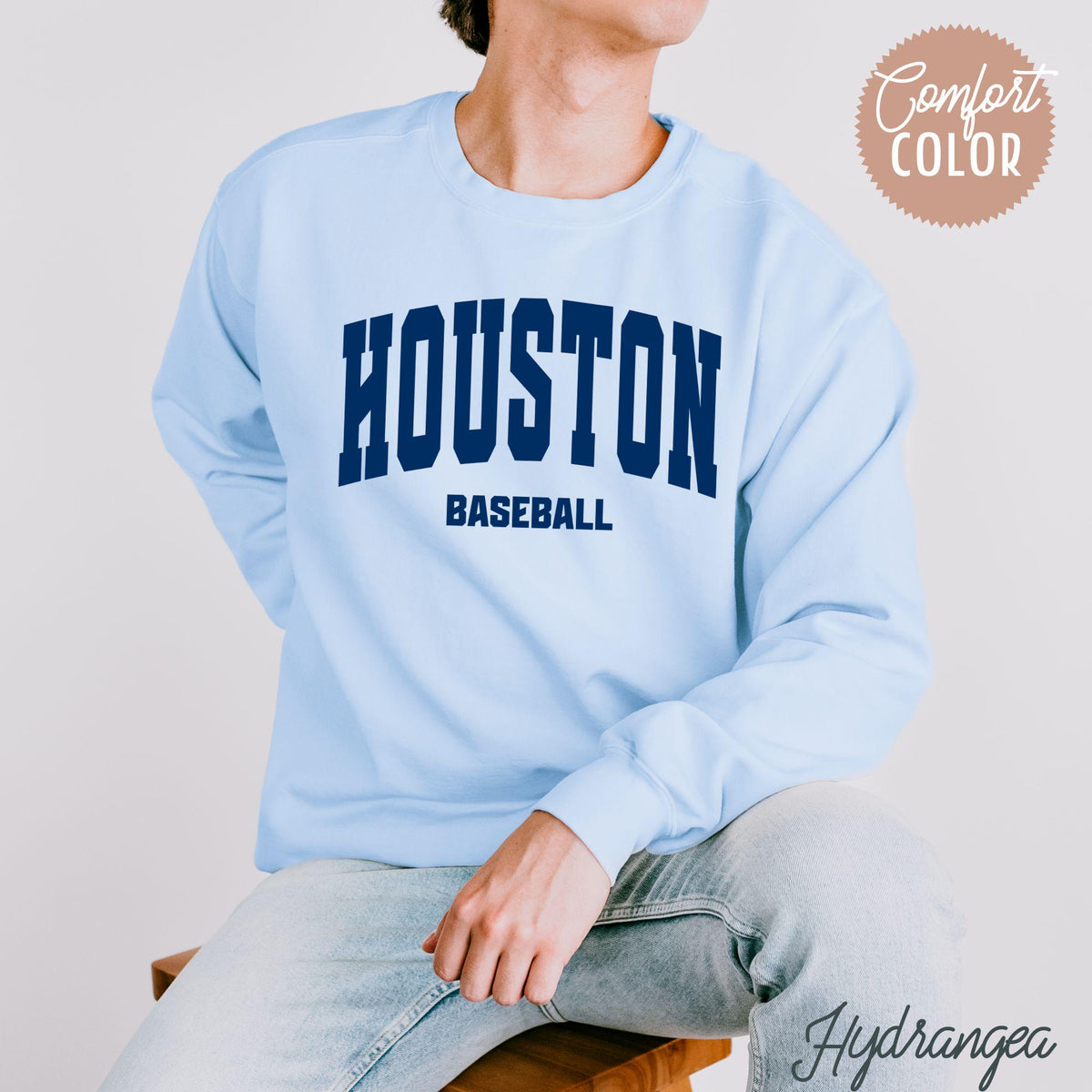 Houston Baseball Comfort Colors Lightweight Sweatshirt Houston Astro Game Day Crewneck Pullover Astro Fan Gift Astro Team Spirit Shirt Sweatshirt – Feel-Good Design · Must-Have Style