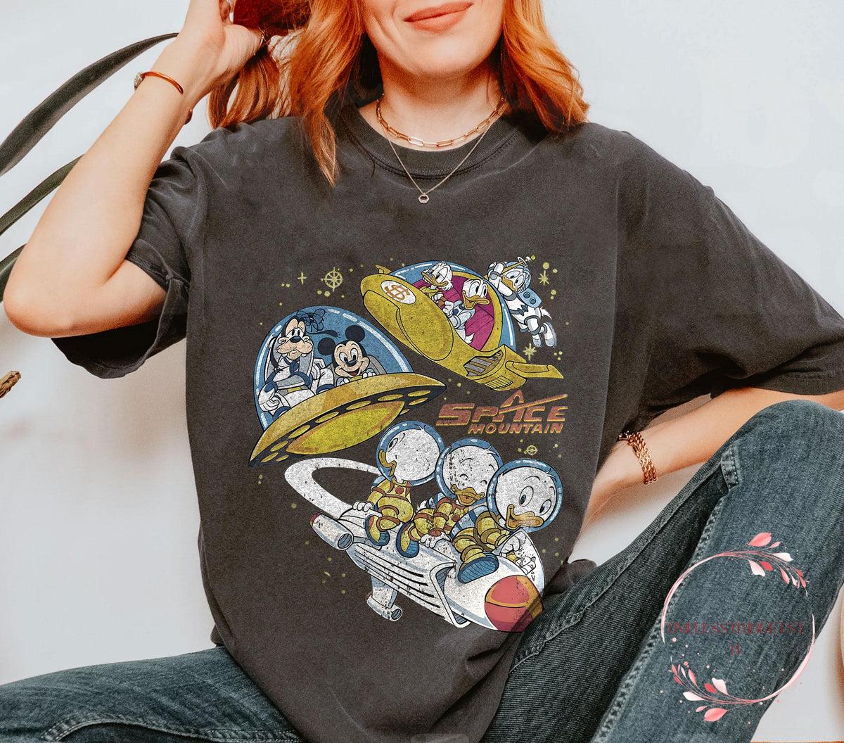 Retro Space Mountain Disney Shirt Vintage Mickey Donald Astronaut Tee Magic Kingdom Ride T Shirt Galaxy Trip Gift Graphic Tee – Easygoing Wear · Great Gift For Fans