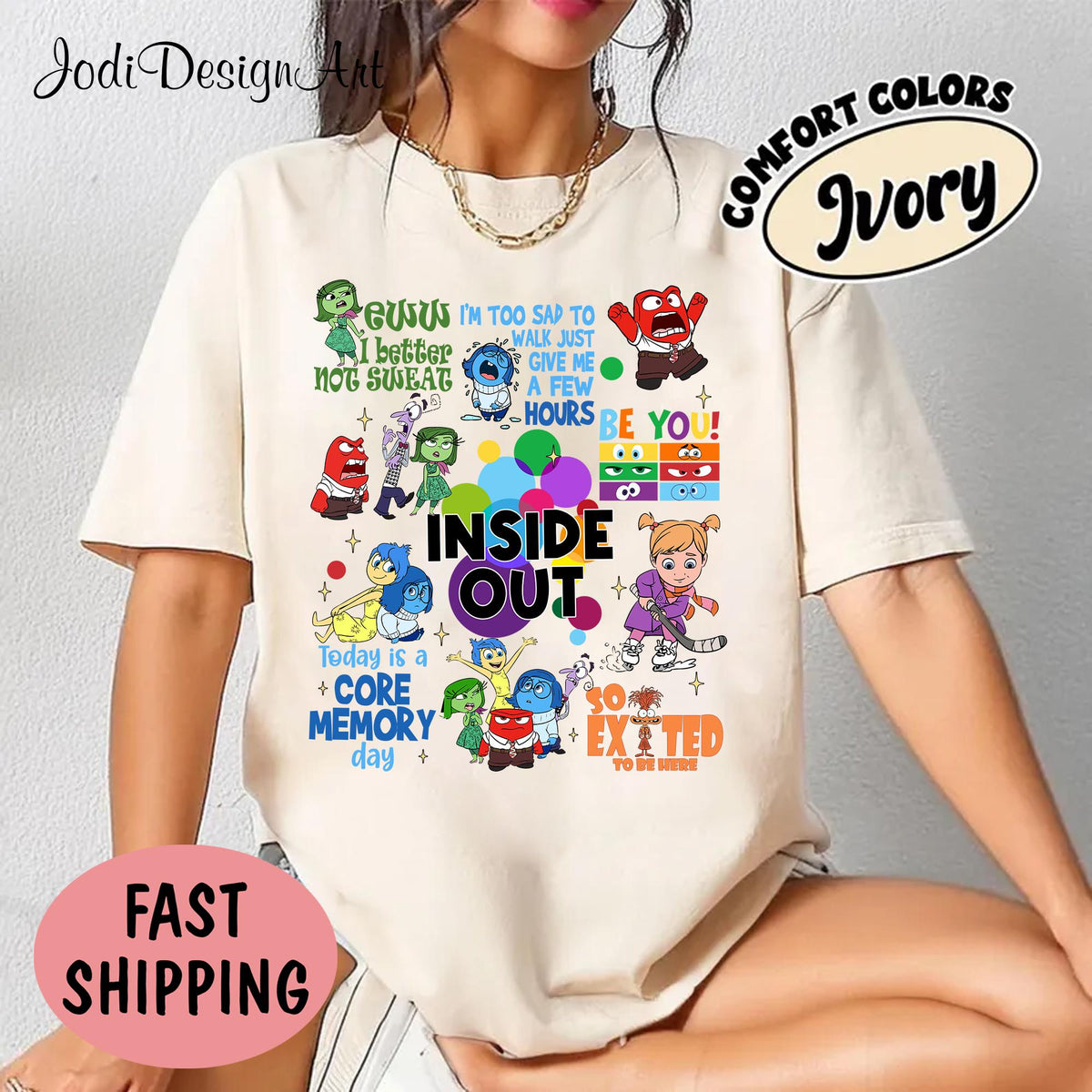 Today Is A Core Memory Day Shirt Pixar Inside Out T Shirt Magical Vacation Tee Pixar Fest Sweatshirt Family Trip Shirt Sweatshirt – Aesthetic Look · Great Gift For Fans