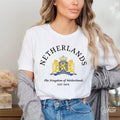 Netherlands Royal Crest Crewneck Shirt Dutch Lion Emblem Shirt Holland Pride Pullover Netherlands Heritage Symbol Coat of Arms Tee Graphic Tee – Soft Feel · High-Quality Print
