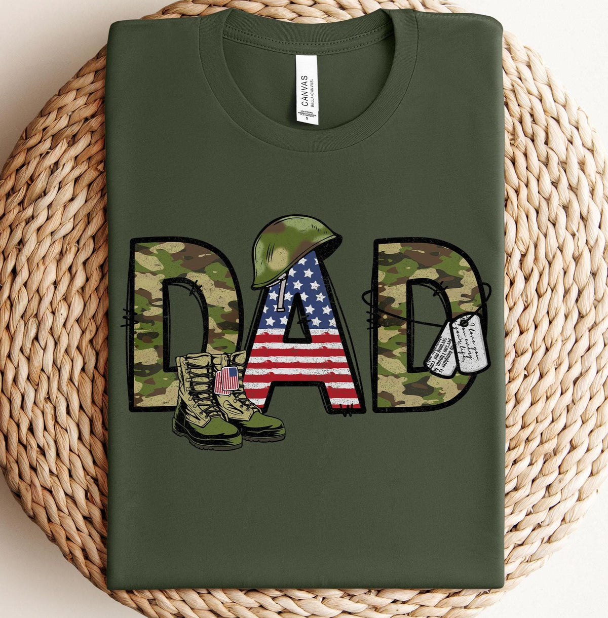 Army Dad Gift Deployment GiftFather Day Army Dad Shirt Homecoming GiftProud Army Dad Military Family Military Dad GiftFather Day Gift Graphic Tee – Feel-Good Design · Great Gift For Fans