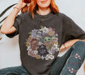 Star Wars Floral Shirt Retro Galaxy Characters Tee with Grogu Chewbacca Darth Vader Disney Comfort Colors Gift May the 4th Top Graphic Tee – Everyday Comfort · High-Quality Print