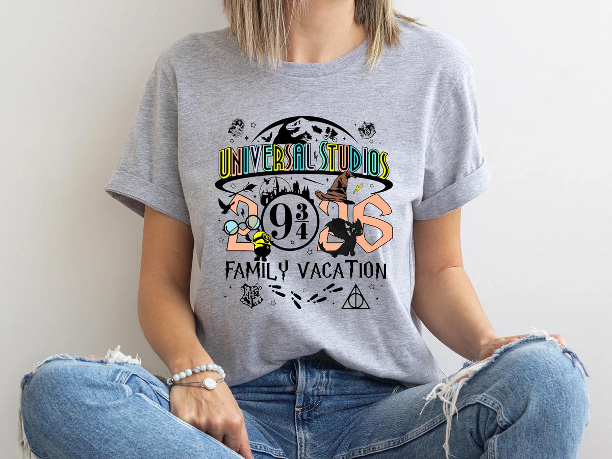 Vintage Disney Universal Studios 2026 Shirt Universal Studios Trip Shirt Disney Family Vacation Universal Orlando Shirt Graphic Tee – Soft Feel · Great Gift For Fans
